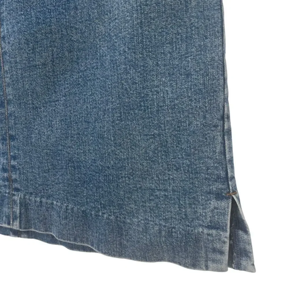 Vintage Ralph Lauren Jeans Denim Pencil Skirt Size 4